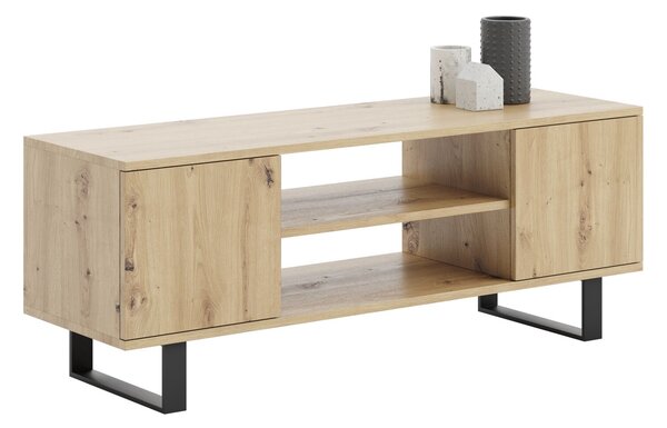 Focus RTV szekrény 135 cm, loft tölgy kézműves