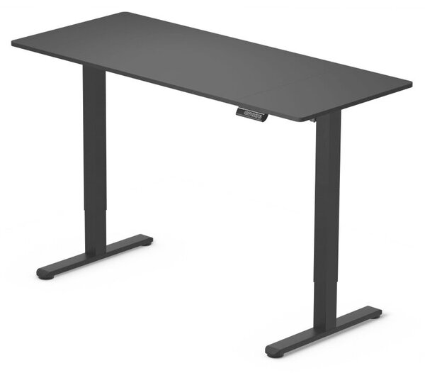 Elektromosan állítható magasságú íróasztal - 140x60cm fekete ülő-/állómunkához - LVN System Lite LV1713