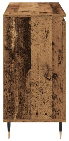 VidaXL Készülék szekrény ajtókkal és fiókokkal, régi fa 101,5x35x70 cm