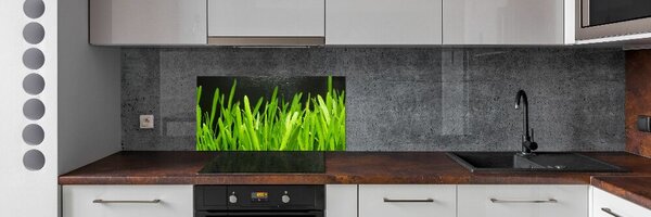 Konyhai falburkoló panel Fű