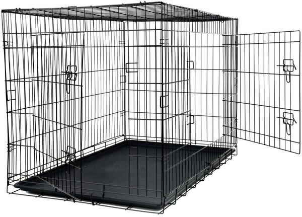 Funfit összecsukható XXXL Szobakennel 122x74,5x80,5cm - fekete