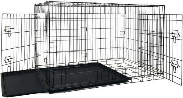 Funfit összecsukható XXXL Szobakennel 122x74,5x80,5cm - fekete