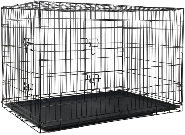 Funfit összecsukható XXXL Szobakennel 122x74,5x80,5cm - fekete