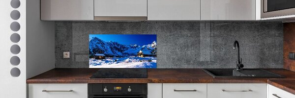 Konyhai dekorpanel Házak a tátrában