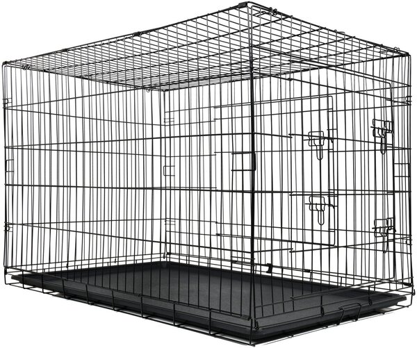 Funfit összecsukható XXXL Szobakennel 122x74,5x80,5cm - fekete