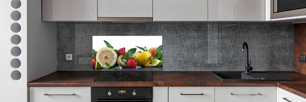 Konyhai hátfalpanel Gyümölcsök és zöldségek