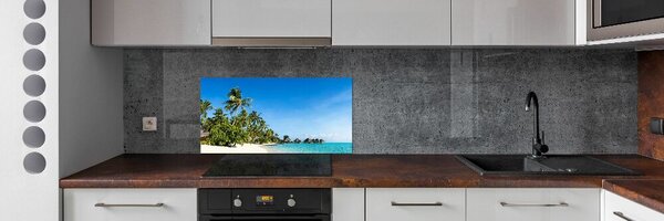 Konyhai dekorpanel Strand a karib-