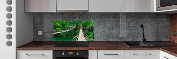 Konyhai dekorpanel Híd a folyón