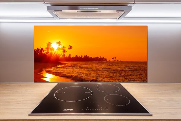 Konyhai dekorpanel Sunset beach