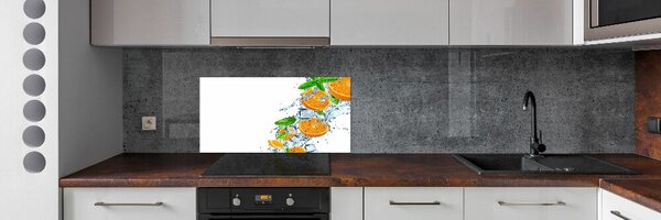 Konyhai hátfalpanel Narancs