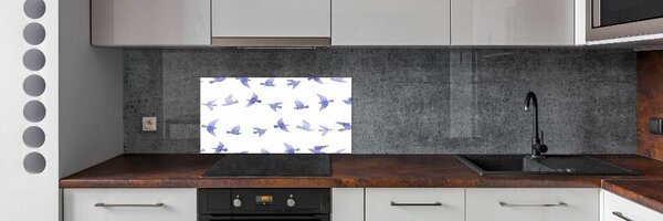 Konyhai fali panel Fecskék
