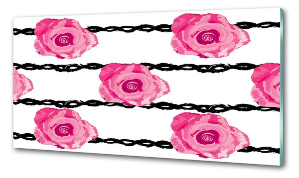 Konyhai hátfalpanel Roses