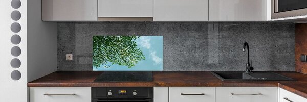 Konyhai dekorpanel A levelek az égen