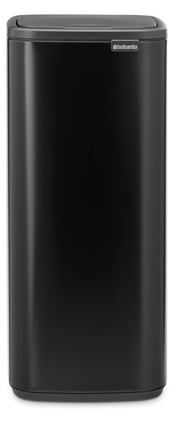 Matt fekete acél érintésre nyíló szemetes 30 l Bo Touch – Brabantia