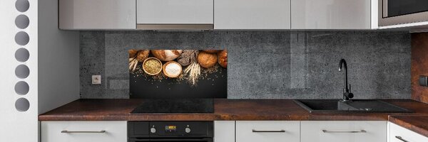 Konyhai hátfalpanel A kenyér és a búza