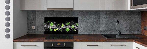 Konyhai hátfalpanel Lime mentával