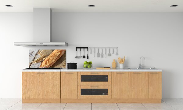 Konyhai hátfalpanel Friss baguette