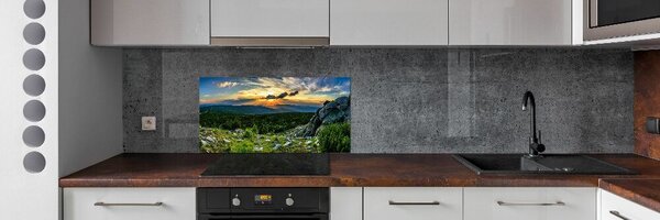 Konyhai dekorpanel Hegyi panoráma