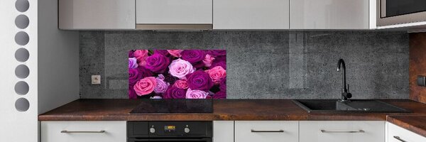 Konyhai falburkoló panel Roses