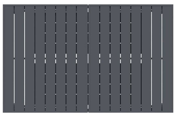 Kert étkező szett 11 pcs Antracit Acél