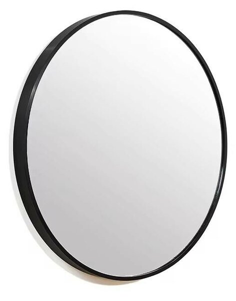 Viva AURA DELTA fürdőszoba tükör - érintőkapcsolóval - FEKETE - LED - KEREK- átmérő 60 cm