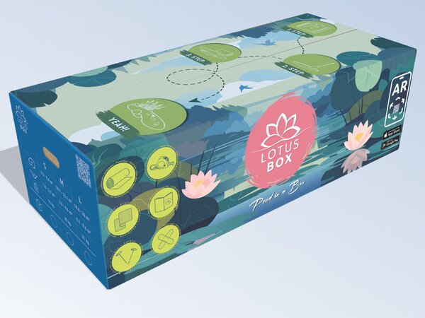 Lotus Box S méret, Tó a dobozban, Kerti tó