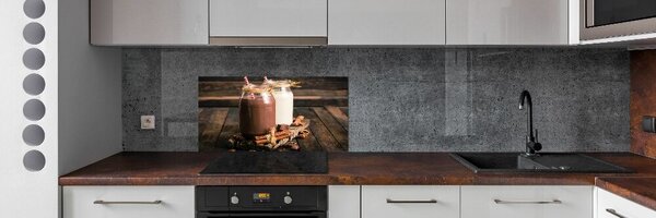 Konyhai hátfalpanel Koktélok tégelyek