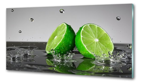 Konyhai hátfalpanel Citromos víz