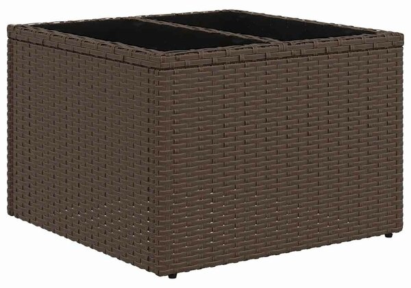 VidaXL 6 részes barna polyrattan kerti ülőgarnitúra párnával
