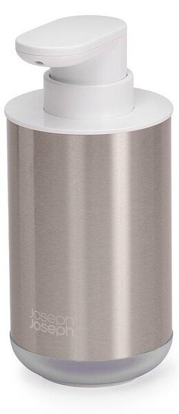 Ezüstszínű rozsdamentes acél szappanadagoló 300 ml Duo Steel – Joseph Joseph