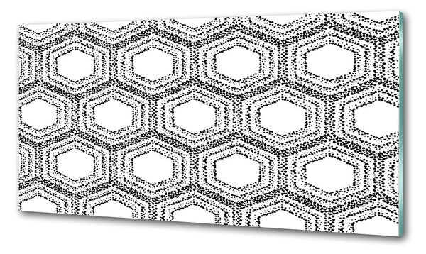 Konyhai falvédő Geometriai háttér