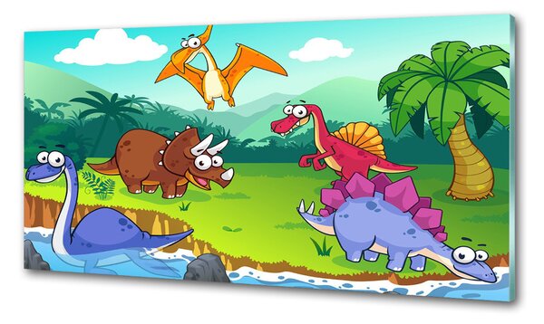 Konyhai falburkoló panel Dinoszauruszok