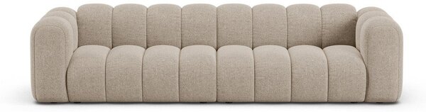 Bézs zsenília kanapé 290 cm Lupine – Micadoni