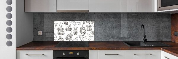 Konyhai falburkoló panel Indiai baglyok