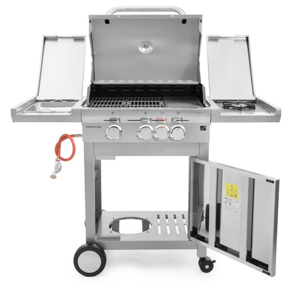 G21 California BBQ Premium line gázgrill, 4 égőfej + ajándék nyomáscsökkentő