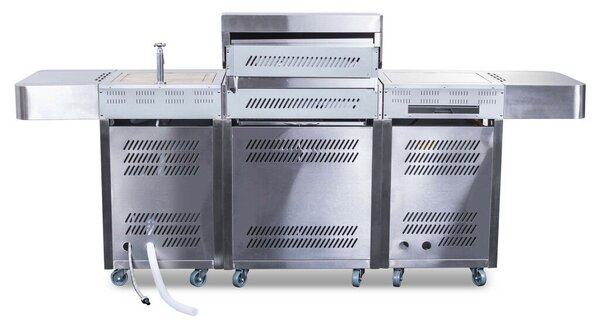 G21 Arizona gázgrill, BBQ Premium Line konyha 6 égőfej + ajándék nyomáscsökkentő
