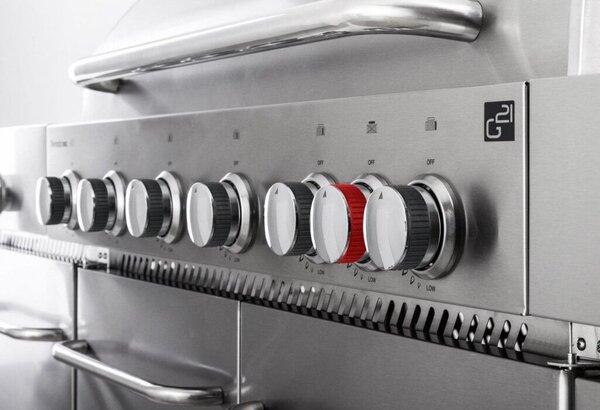 G21 Nevada BBQ konyha Premium Line gázgrill, 8 égőfej + ajándék nyomáscsökkentő