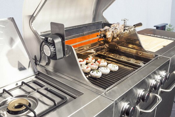 G21 Arizona gázgrill, BBQ Premium Line konyha 6 égőfej + ajándék nyomáscsökkentő