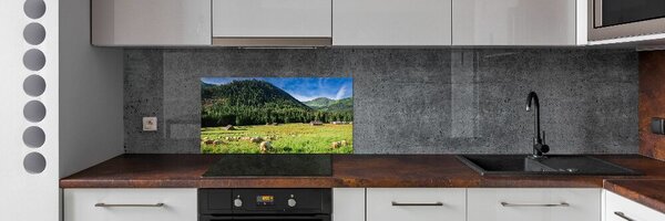 Konyhai dekorpanel Sheep a tátrában