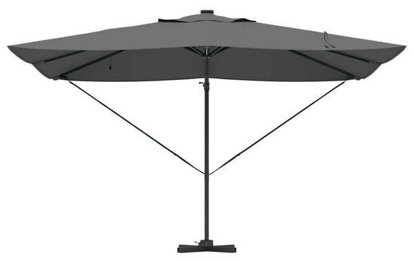 Konzolos Roma napernyő LED-del Antracit 352x251x265 cm Alumínium