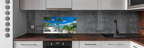Konyhai dekorpanel Maldív-szigetek strand