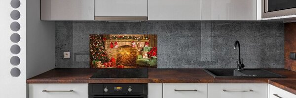 Konyhai falburkoló panel Karácsonyi díszek