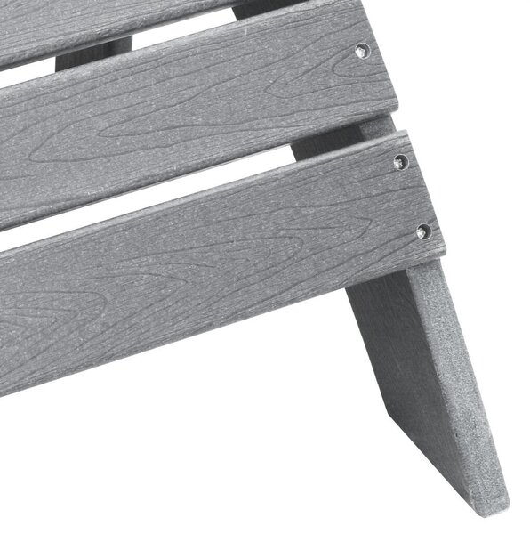 3 Részes Kerti Lounge Szett Világosszürke HDPE