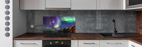 Konyhai dekorpanel Aurora borealis