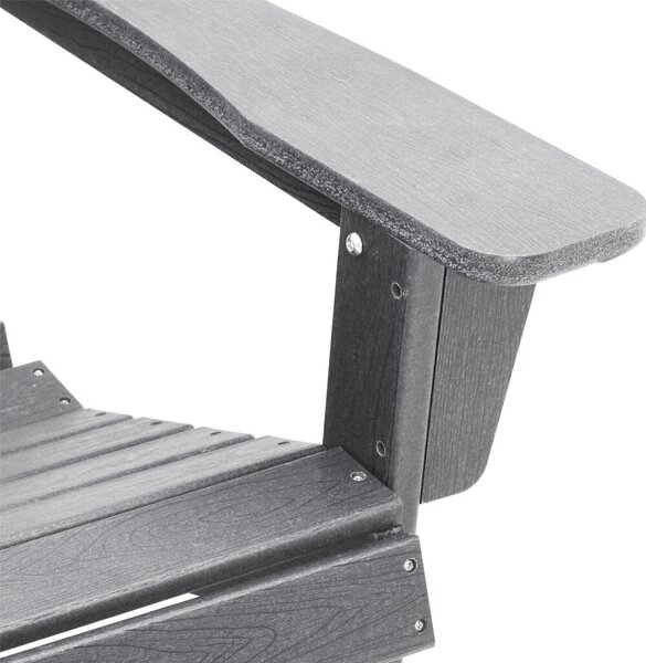 3 Részes Kerti Lounge Szett Világosszürke HDPE