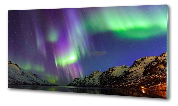 Konyhai dekorpanel Aurora borealis