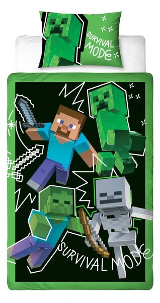 Gyerek ágyneműhuzat MINECRAFT MOOD színes Ágyneműhuzat mérete: 70 x 80 cm | 140 x 200 cm