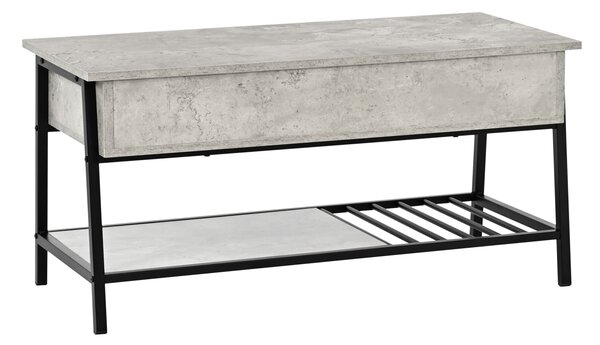 Nordik Lift dohányzóasztal - beton dekor
