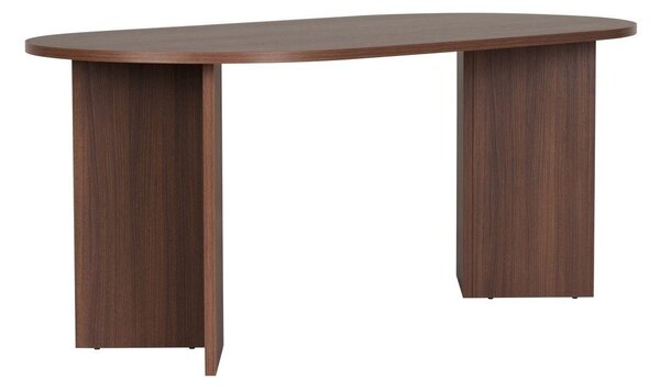 Étkezőasztal diófa dekorral 89,5x180 cm Sablin – Kalune Design