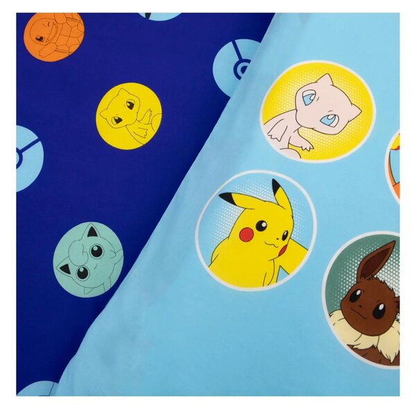 Gyerek ágynemű POKÉMON TEAM színes Ágyneműhuzat mérete: 70 x 80 cm | 140 x 200 cm